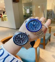 2022 Style New Watch Fashion Three Eyes Running Second Multifunctional Chronograph Top Business Quartz Watch sapphire glass7507396