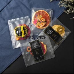 Gift Wrap Thicken Frosted Fruit Tea Machine Sealing Bags Clear Package Wrappers 10.5 14cm 2000pcs/lot