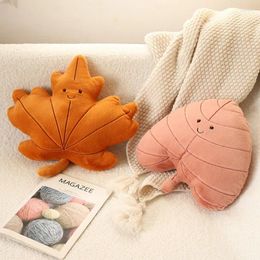 Pillow Soft Leaf Shaped For Bedroom Office Car Children's Room Decoration Chair Home Decor