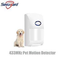 System 433mhz Motion Sensor Wireless 25kg Pet Detector Immune Animal Indoor Infrared Pir Detectors for Our Home Security Alarm System