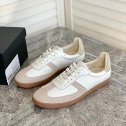 Casual Shoes Withered Fashion Comfortable Breathable Vintage Sneakers Woman Colorblock Trainers Vulcanised Women Genuine Leather