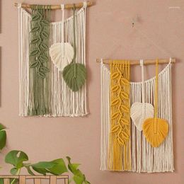 Tapestries Boho Wall Tapestry Macrame Woven Chic Handmade Tassels Pendant Bohemian Art Decorations