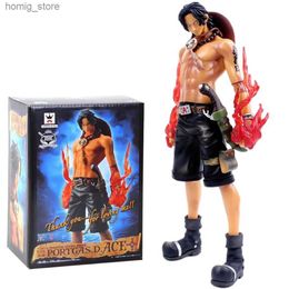 Action Toy Figures 26cm Integrated Action Picture DX10th Anniversary Fire Fist Escal D Ace Luffy Brother Toys Japanese Anime Collection Digital PVC M Y240415