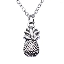 Pendant Necklaces 1pcs Pineapple Choker Necklace Accessories For Women Jewelry Tools Wholesale Chain Length 40 5cm
