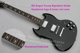 Guitar New arrival SG Angus Young signature Guitar black rosewood Fretboard G400 guitarra