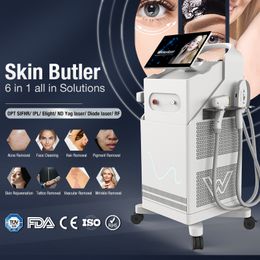 Q Switched Nd Yag Laser Painless Tattoo pigments Removal beauty machine Depilation RF Skin Rejuvenation SPA Salon Different Body Types