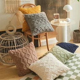 Pillow Soft Plush Decorative Cover For Sofa Living Room Case Moden Home Decor Nordic Style