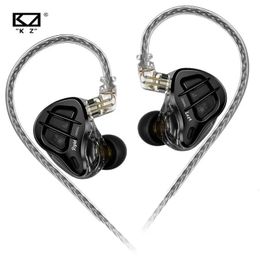 ZAR Hybrid Driver In-ear Monitor 1DD7BA Earphone HiFi 2Pin Wired Headphone Music DJ Headset Sport Game Earbud ZAX ZAD AST 240314