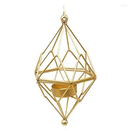 Candle Holders Geometric Portable Candlestick Holder Decorative Holding Stand Home Decoration Wedding Party Supplies
