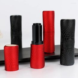 Storage Bottles Plastic DIY Lipstick Tubes Empty Lips Red And Black Lip Rouge Case Maquiagem Cosmetic Container Packaging 20pcs/lot