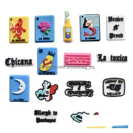 Cartoon Accessories Fast Delivery Custom Pvc Shoe Charms Shoecharm Buckles Fashion Soft Rubber For Clog Shoes Decorations Drop Baby Ki Dhyqp