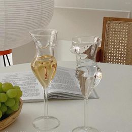 Wine Glasses Korean Personalised Home Ins With Body Creative Goblet Fruit Juice Glass Water