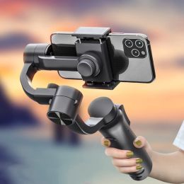 Brackets Nulier Mobile Phone Gimbal Smart Threeaxis Antishake Stabilizer Handheld Stand Face Tracking for Live Vlog Shooting