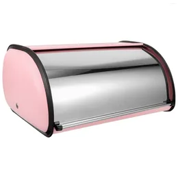 Mugs Bread Storage Container Countertop Bin Kitchen Metal Containers Desktop Supplies Organiser