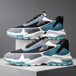 men running shoes black grey Khaki blue mens trainers outdoor sports sneakers GAI size 39-44