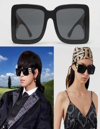 New Womens Sunglasses Square Multicolor Plate Frame Metal Big Double B Letter Legs Fashion Style UV400 Glasses BE4312 with Origina3777920