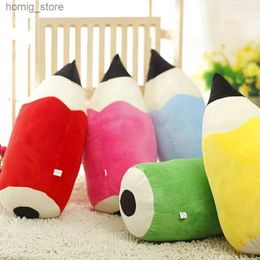 Plush Dolls Cute Plush Toy Large 2B Colorful Pencil Creative Long Throw Pillow for Childrens Birthday Gift Y240415