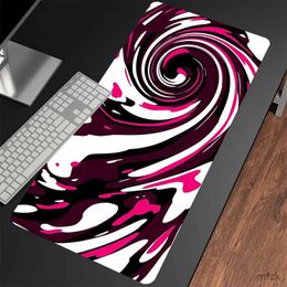 Mouse Pads Wrist Rests Mouse Pads Black White Art Table Mats Computer Mousepad Company Big Desk Pad 100x50cm Large Gamer Mousepads Mouse Mat