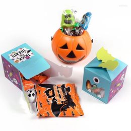 Gift Wrap Halloween Paper Box Kraft Goodies For Gifts Wrapping Monster Baby Shower Party Supplies Decorations