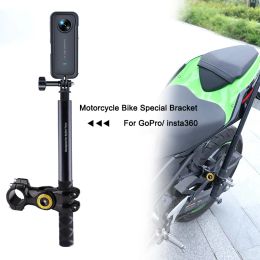 Monopods Motorcycle Bike Panoramic Monopod Bicycle Hidden Selfie Stick for GoPro Max Hero 11 10 One DJI insta360 Action Camera Accessory