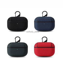 Earphone Accessories Red Shockproof Cases For AirPods 3 Pro Headset Airpod 1 2 TPU PC Hard Anti-drop Earpods Protector Cover With Hook Retail Package Q240415