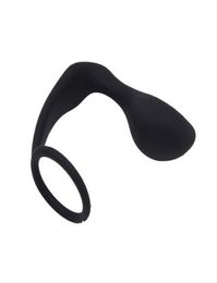 Adult Sex Toys Silicone Anal Plug Prostate Massager with Cock Ring Erotic Anus Stopper Asshole Play Games for men DY00216317634