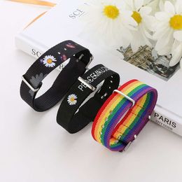 Hongxuan Yafeng Rainbow Girl Colorful Heart Little Crysanthemum Bracelet