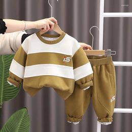 Clothing Sets Toddler Tracksuits 2024 Spring Korean Baby Boy Clothes 2 To 3 Years Casual Long Sleeve T-shirts And Pants Kids Boys Outfit Set