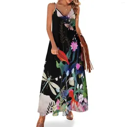 Casual Dresses Enchanted Night Sleeveless Dress Woman Fashion Party Evening Elegant Luxury Celebrity Womens