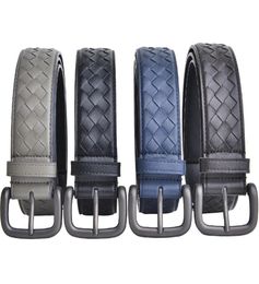 2019 New Fashion Designer Mens Business Hand-knitted Belts Luxury Pin Genuine Leather Belts For Men Waist Belt Free Shipping5098904