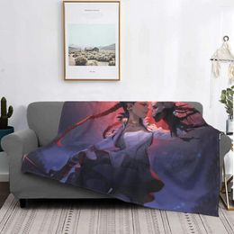 Blankets Loba Blanket Apex Legends Crypto Shooting Game Velvet Spring Autumn Breathable Thin Throw For Bedding Bedspread