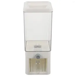 Storage Bottles Airtight Food Containers Press The Rice Bucket Pet Lentil Dispenser Kitchen