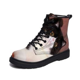 Customized boots men women shoes triple black white flat mens trainers sports flat sneakers GAI
