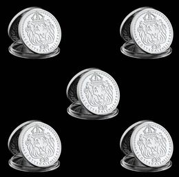 5pcs Scottsdale Mint Omnia Paratus Craft 1 Troy OZ Silver Plated Coin Collection With Hard Acrylic Capsule6573897