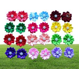 Dog Apparel 100pcslot Pet Hair Bows Rubber Bands Petal Flowers With Pearls Grooming Accessories Product4599951