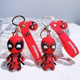 Moda Çizgi Film Karakter Keychain Kauçuk ve Sırt Çantası Takı Anahtar Yüzüğü Anahtarlık 084016