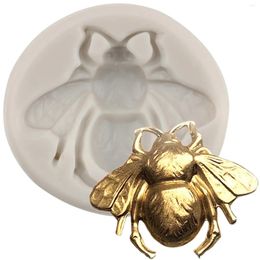 Baking Moulds Bee Silicone Mold DIY Sugarcraft Cupcake Fondant Cake Decorating Tools Jewelry Pendant