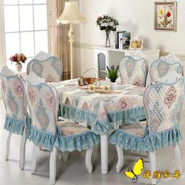 Table Cloth High Quality Square Chair Covers Cushion Tables And Chairs Bundle Cover Lace Round Set Tablecloths A2
