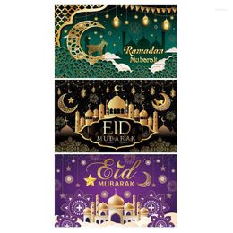 Party Decoration Eid Al-Adha Banner Fabric Backdrop Wall 2024 Indoor Outdoor For Door Garden Room Ceiling