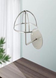 Hooks Entryway Wall Mounted Wire Stainless Steel Hat Wig Hanger Stand Display Rack8738801