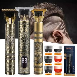 Trimmers Original Metal T9 Retro Machine Electric Brushes for Hair Men's Electric Shaver Barber Cutting Trimmer Clipper Shaving Personal