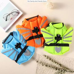 Dog Apparel Pet Swim Vest Life Jacket Summer Swimsuit For Dogs Puppy Small Large Outdoor Beach Clothes Sea Swimming Pool Outfits