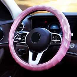 Steering Wheel Covers Fashion Car Cover Colorful Antiskid Wave Shape Protector For Women Girls Four Seasons Universal