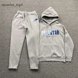 Mens Hoodie Brand Designer Trapstar Tracksuit Rainbow Towel Embroidery Decoding Hoody Sportswear Men and Women Sportswear Suit Zipper Trousers Size S XL 3804