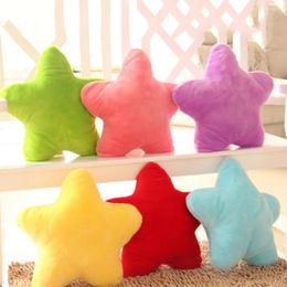 Pillow Star Plush Heart Shape S Home Solid Color Throw Pillows Decorative For Sofa Soft Bedroom Sleeping