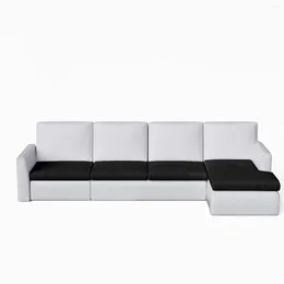 Chair Covers Sectional Couch 4pcs Sofa Seat Cushion L Shape Separate Chaise Cover For Left/Right