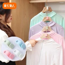 Hangers Cloth Storage Organiser Clothes Hanger For Closet Connector Plastic Wardrobe Coat Rack Space Saving