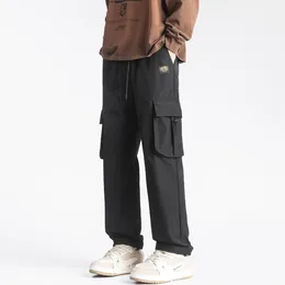 Men's Pants Black Cargo Men Casual Jogging Sweatpants Hip Hop Trousers Male Streetwear Harem Fashion Large Size 5XL
