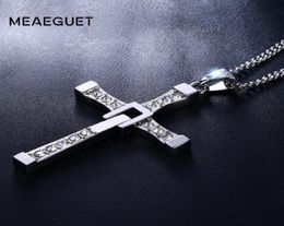 Meaeguet Stainless Steel Necklaces Pendants Fashion Movie Jewellery The Fast and The Furious Toretto Men CZ Necklace CX2007214741630