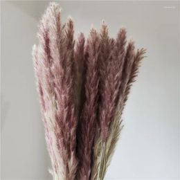 Decorative Flowers Wedding Home Decoration Nordic Style Reed Dried Bouquets Naturally Real Shoot Props